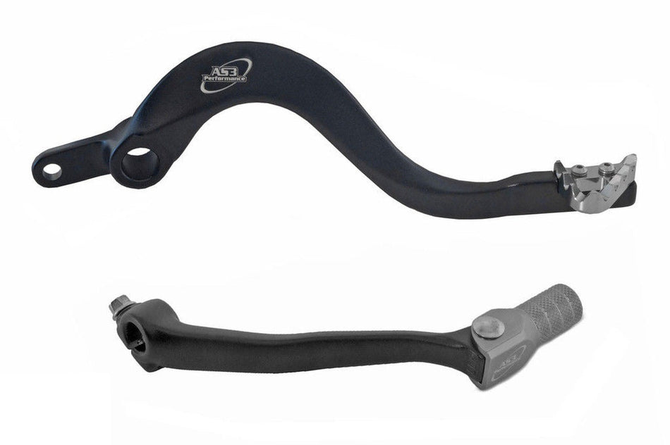AS3 Factory Series Rempedaal & Versnellingspook Zwart