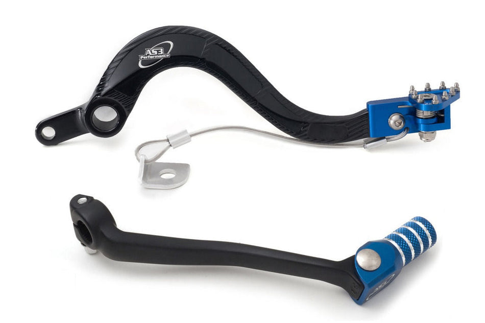 AS3 Versnellingspook & Rempedaal Set Blauw