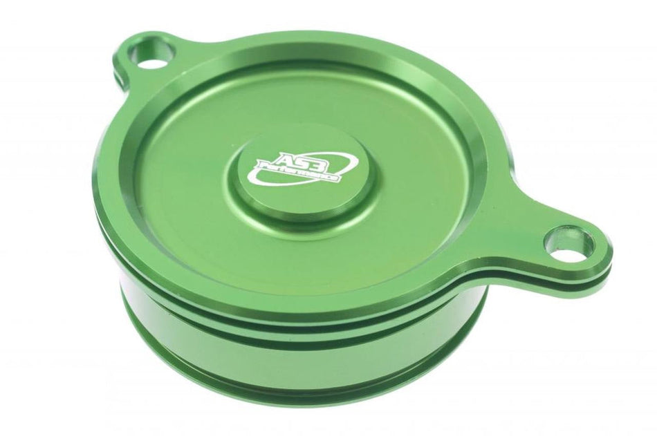 KAWASAKI KX 450 F 2006-2015 KLX 450 R 2008-2019 AS3 OIL FILTER CAP COVER GREEN