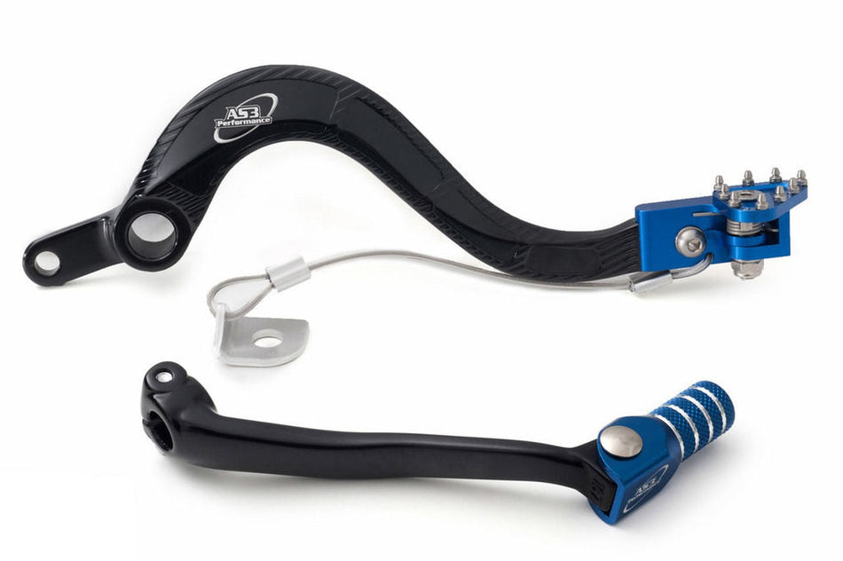 AS3 Versnellingspook & Rempedaal Set Blauw