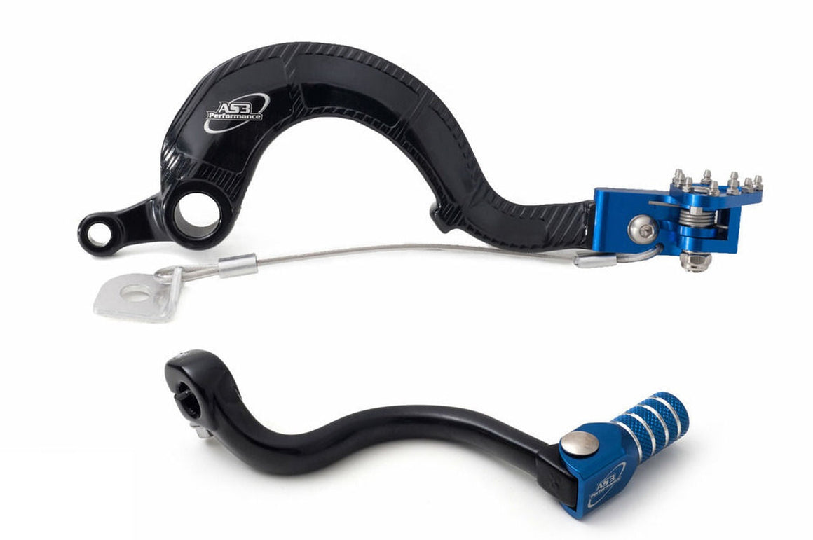 AS3 Versnellingspook & Rempedaal Set Blauw
