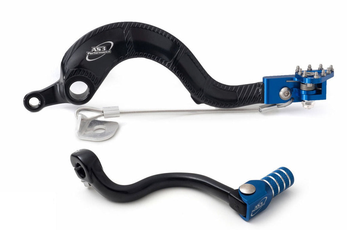 AS3 Versnellingspook & Rempedaal Set Blauw