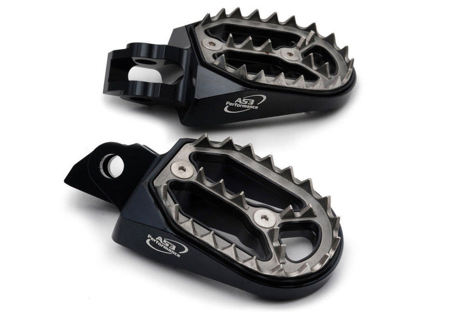 AS3 Factory Series Voetsteunen Zwart