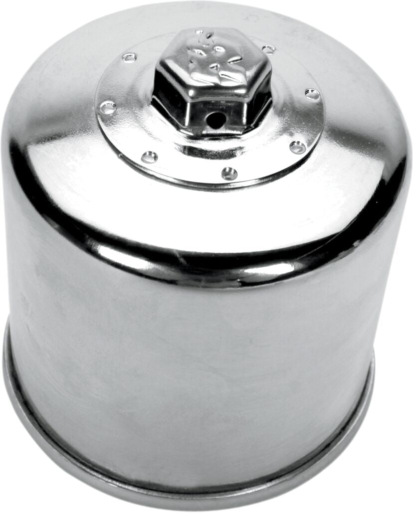 K&N Wrench-Off Oil Filter Chrome - Suzuki