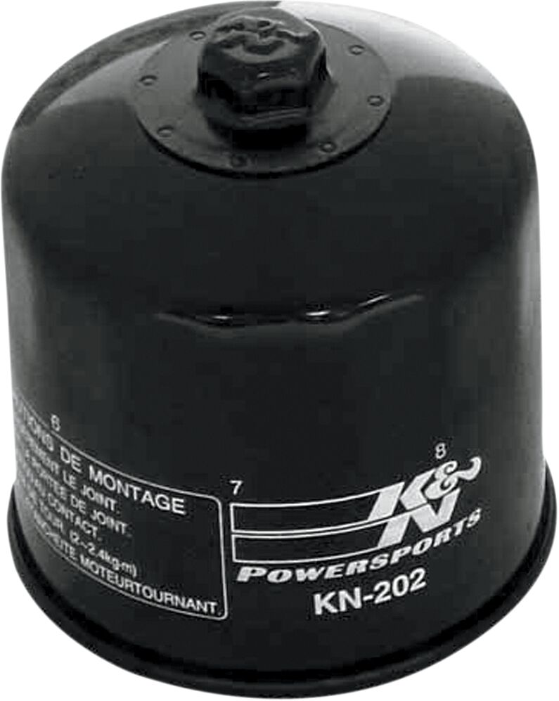 K&N Wrench-Off Oil Filter Black - Honda