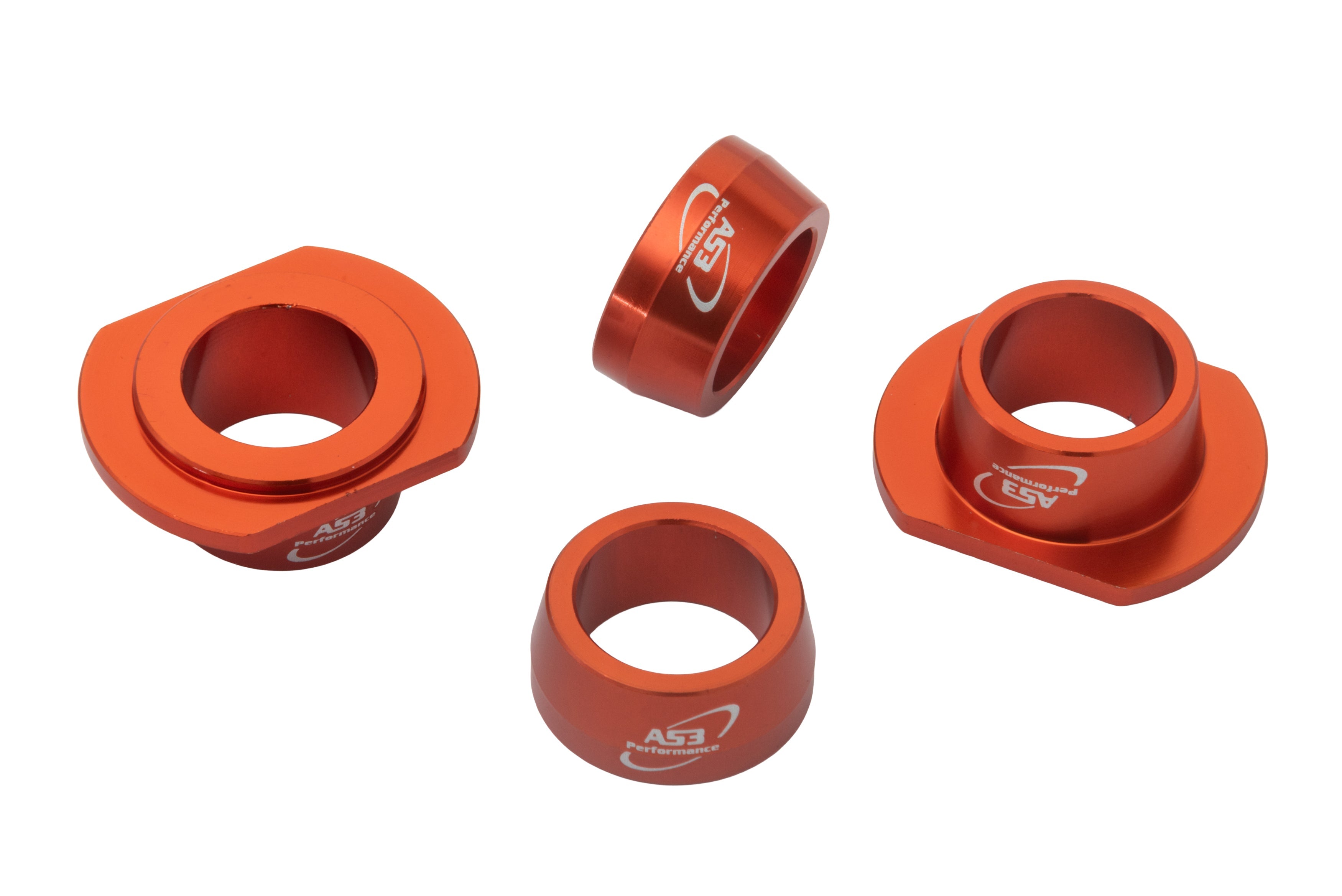 KTM 125 150 250 300 350 450 SX SX-F XC XC-F 2023-2025 AS3 BAR MOUNT CLAMP YOKE CONES SPACERS ORANGE
