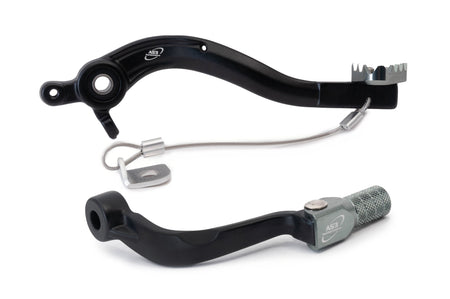 AS3 Factory Series Rempedaal & Versnellingspook Zwart