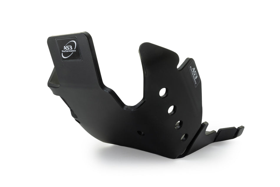 KTM 250 300 EXC XC-W 2017-2019 AS3 DTC PLASTIC SKID PLATE SUMP GUARD BLACK