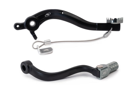 AS3 Factory Series Rempedaal & Versnellingspook Zwart