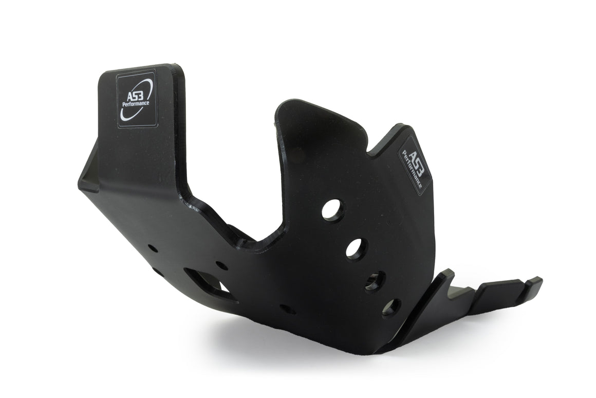 KTM 250 300 SX XC 2020-2022 250 300 EXC XC-W 2020-2023 AS3 DTC PLASTIC SKID PLATE SUMP GUARD BLACK