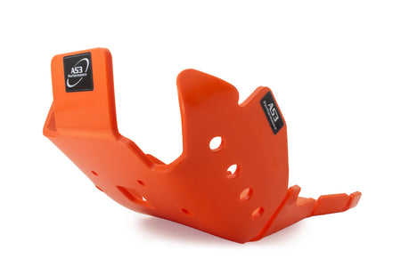 KTM 250 300 SX XC 2020-2022 250 300 EXC XC-W 2020-2023 AS3 DTC PLASTIC SKID PLATE SUMP GUARD ORANGE