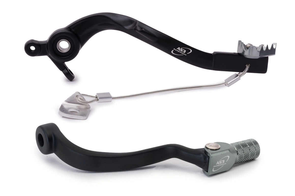 AS3 Factory Series Rempedaal & Versnellingspook Zwart