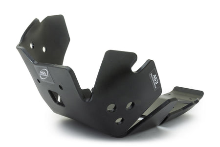 KTM 250 350 SX-F XC-F 2023-2025 AS3 DTC PLASTIC SKID PLATE AND LINKAGE GUARD BLACK