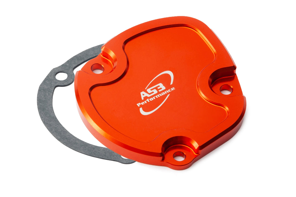 KTM 250 SX 2001-2006 250 EXC 2003-2006 300 EXC 2003-2007 AS3 POWER VALVE CONTROL COVER (LEFT) ORANGE