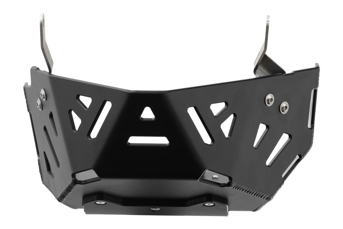 KTM 390 ADVENTURE 2025 AS3 ALUMINIUM SKID PLATE SUMP BASH GUARD BLACK