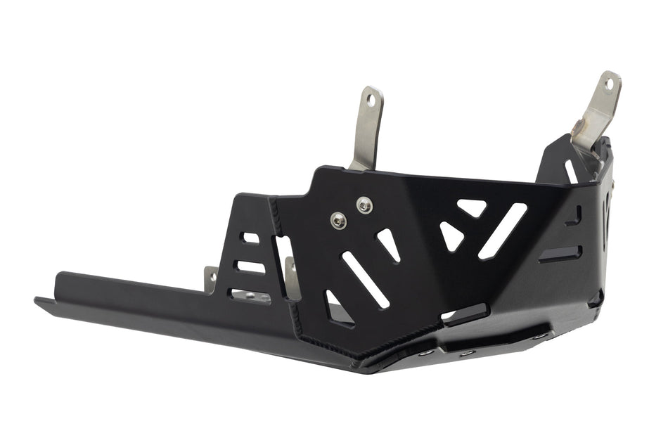 KTM 390 ADVENTURE 2025 AS3 ALUMINIUM SKID PLATE SUMP BASH GUARD BLACK