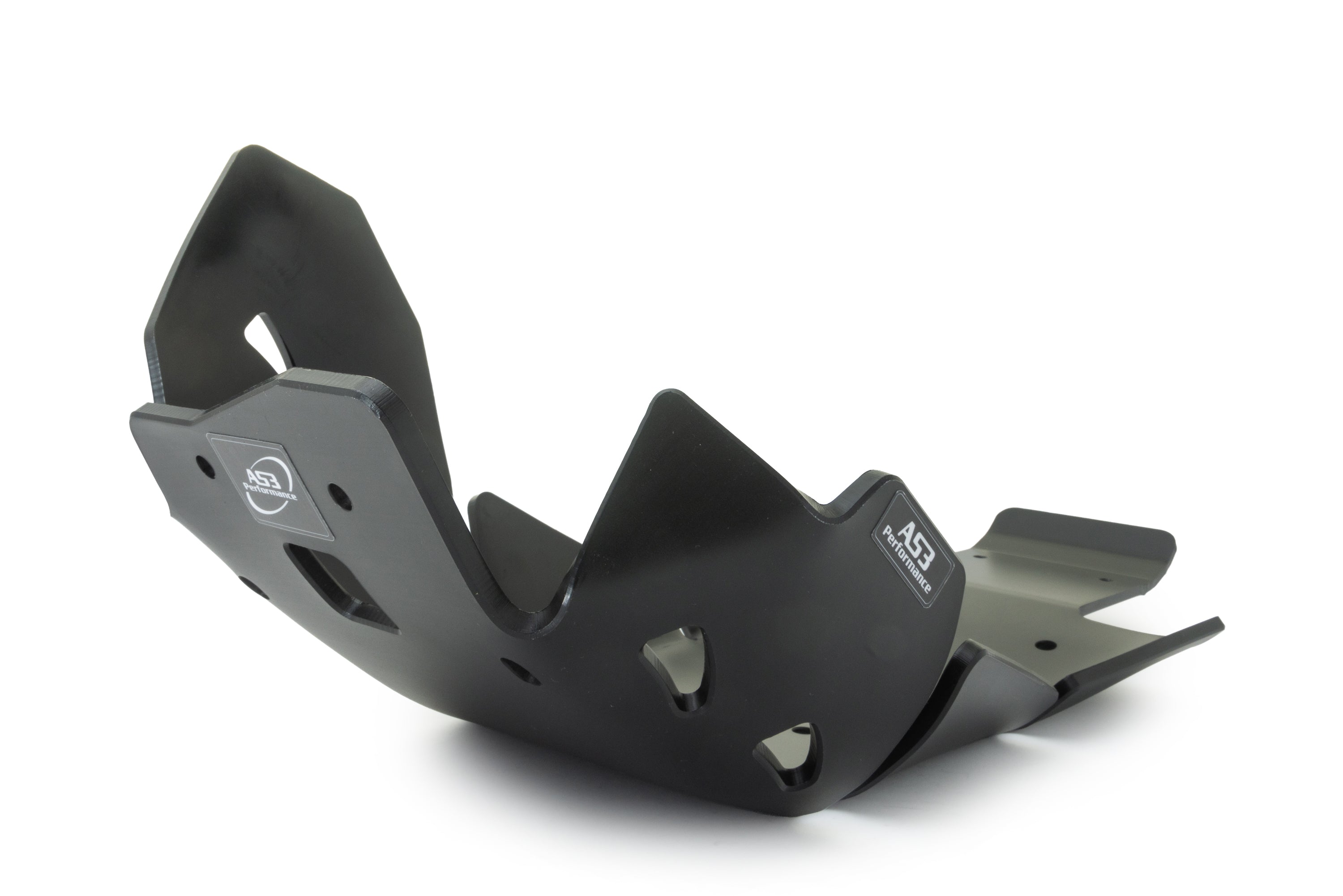 KTM 450 SX-F XC-F 2016-2018 AS3 DTC PLASTIC SKID PLATE AND LINKAGE GUARD BLACK