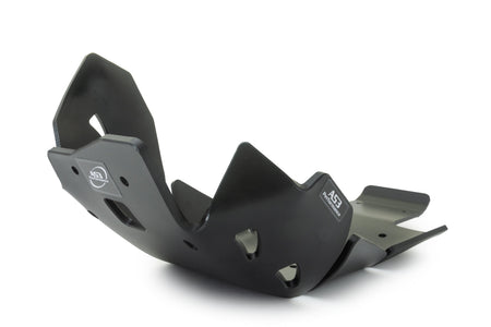 KTM 450 SX-F XC-F 2016-2018 AS3 DTC PLASTIC SKID PLATE AND LINKAGE GUARD BLACK