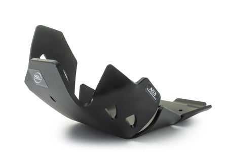 KTM 450 SX-F XC-F 2019-2022 AS3 DTC PLASTIC SKID PLATE AND LINKAGE GUARD BLACK