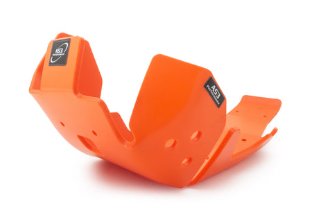 KTM 450 SX-F XC-F 2023-2025 AS3 DTC PLASTIC SKID PLATE AND LINKAGE GUARD ORANGE