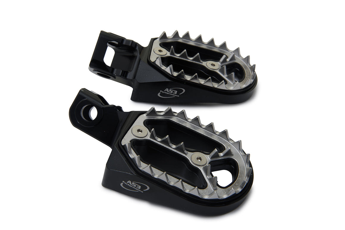 AS3 Factory Series Voetsteunen Zwart