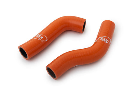KTM 690 DUKE 2008-2018 690 SUPERMOTO 2007-2009 AS3 PERFORMANCE SILICONE RADIATOR HOSES ORANGE