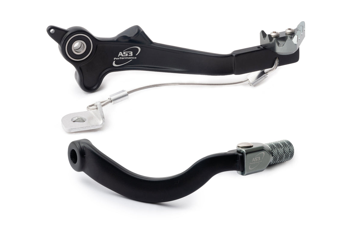 AS3 Factory Series Rempedaal & Versnellingspook Zwart