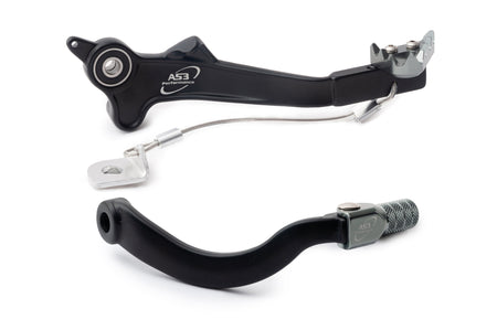 AS3 Factory Series Rempedaal & Versnellingspook Zwart