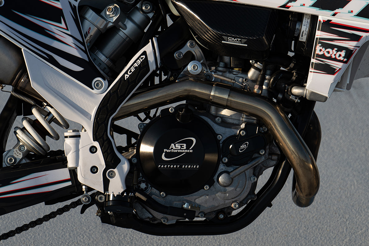 AS3 Factory Series Rempedaal & Versnellingspook Zwart