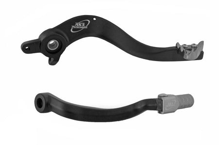 AS3 Factory Series Rempedaal & Versnellingspook Zwart