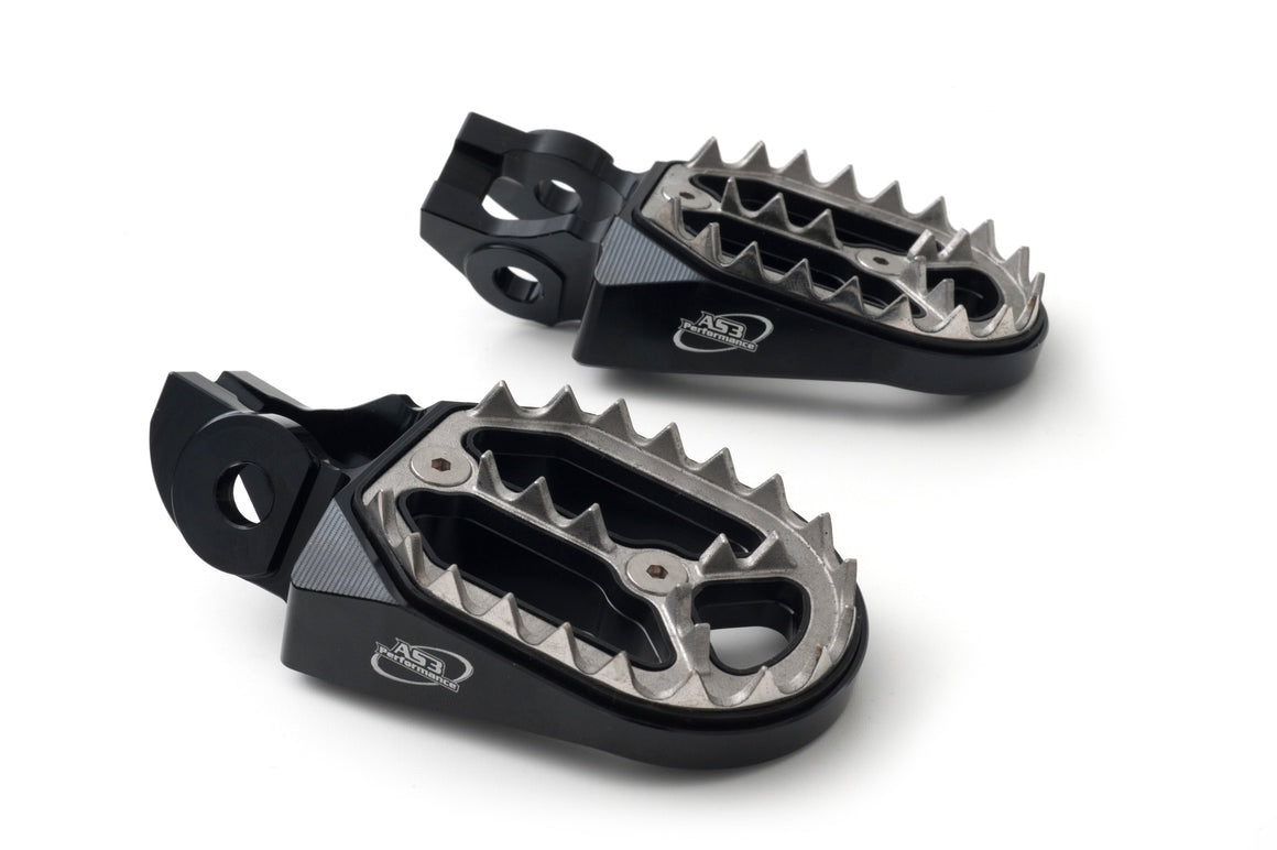 AS3 Factory Series Voetsteunen Zwart