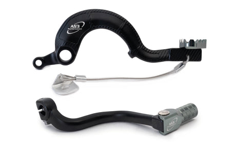 AS3 Factory Series Rempedaal & Versnellingspook Zwart