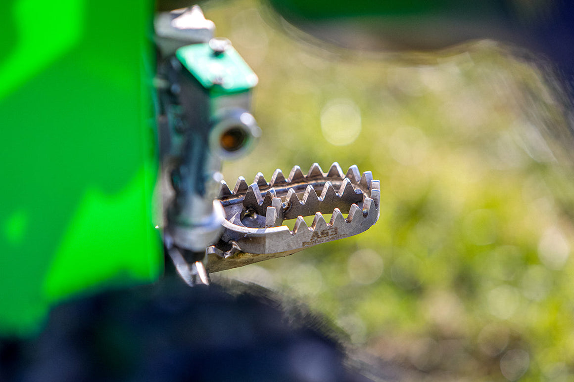 AS3 Titanium Voetsteunen