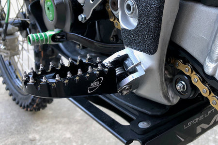 AS3 Racing Series Voetsteunen Zwart