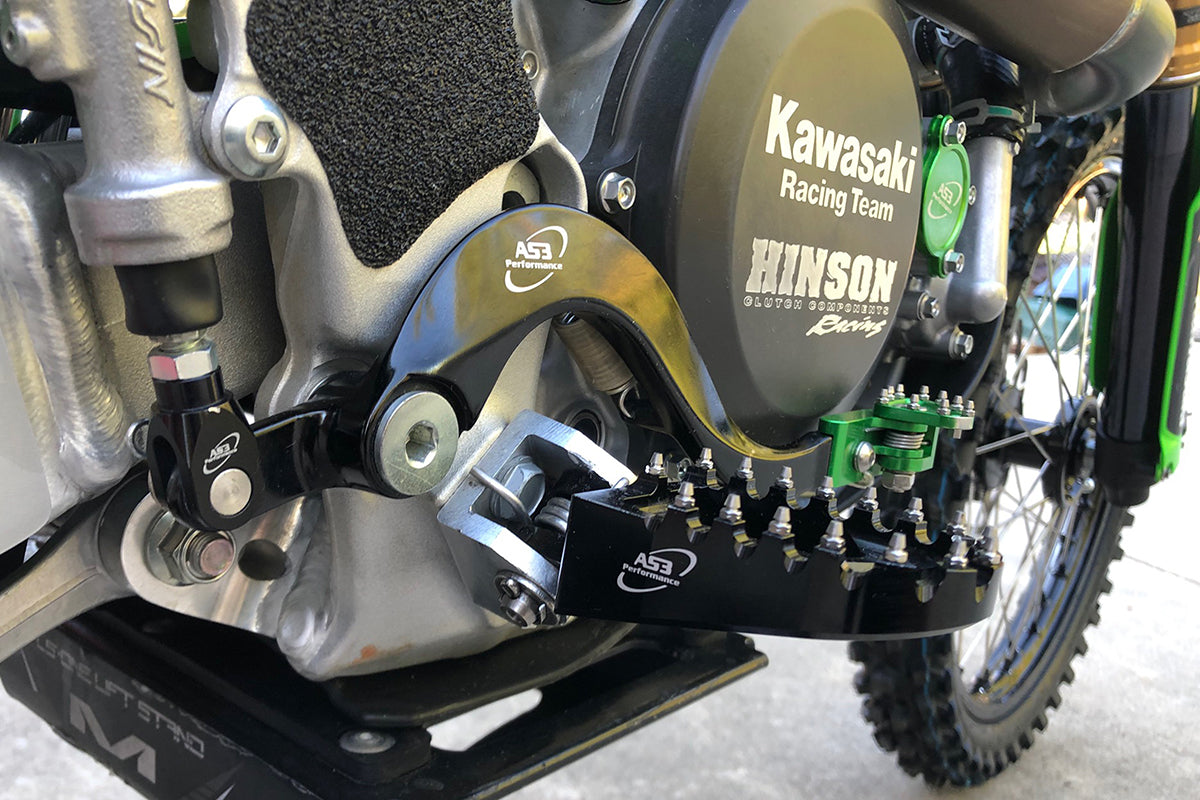 AS3 Racing Series Voetsteunen Zwart