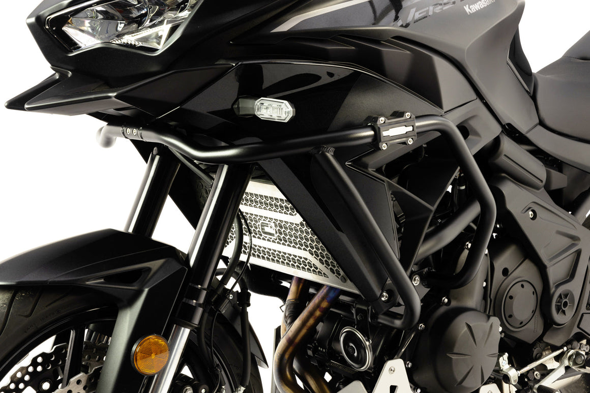 KAWASAKI KLE 650 VERSYS 2022-2024 AS3 CRASH BARS GUARDS BLACK