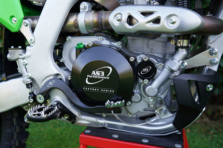 AS3 Factory Series Rempedaal & Versnellingspook Zwart