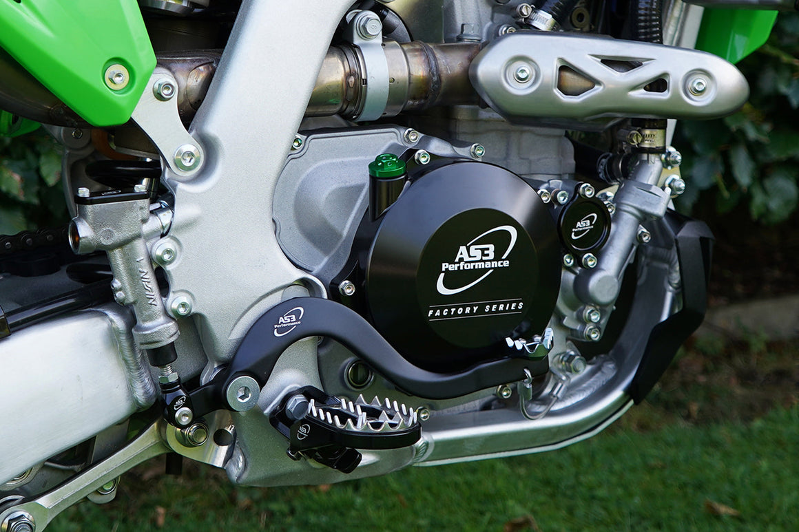AS3 Factory Series Rempedaal & Versnellingspook Zwart