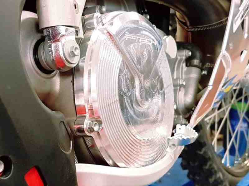 P-Tech koppelingsdeksel Gasgas/Rieju EC250, EC300 2012 - 2020 Gasgas XC250, XC300 2012 - 2020