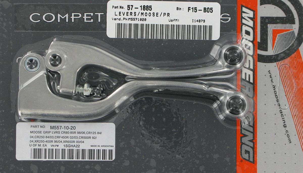 MOOSE Racing Competition rem- en koppelingshendel zwart - Honda (1992-2011) | Femon Parts