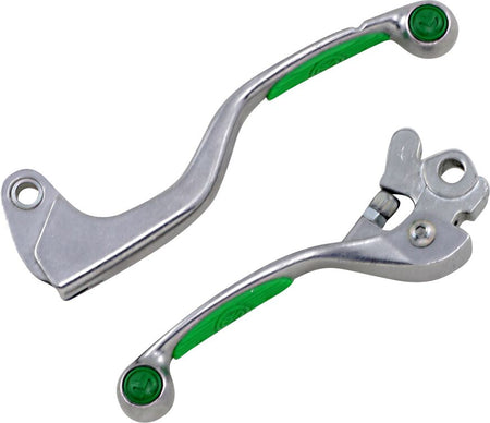 MOOSE Racing Competition rem- en koppelingshendel groen - Kawasaki (2000-2015) | Femon Parts
