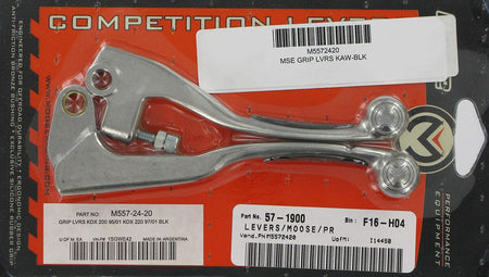 MOOSE Racing Competition rem- en koppelingshendel zwart - Kawasaki (1993-2007) | Femon Parts