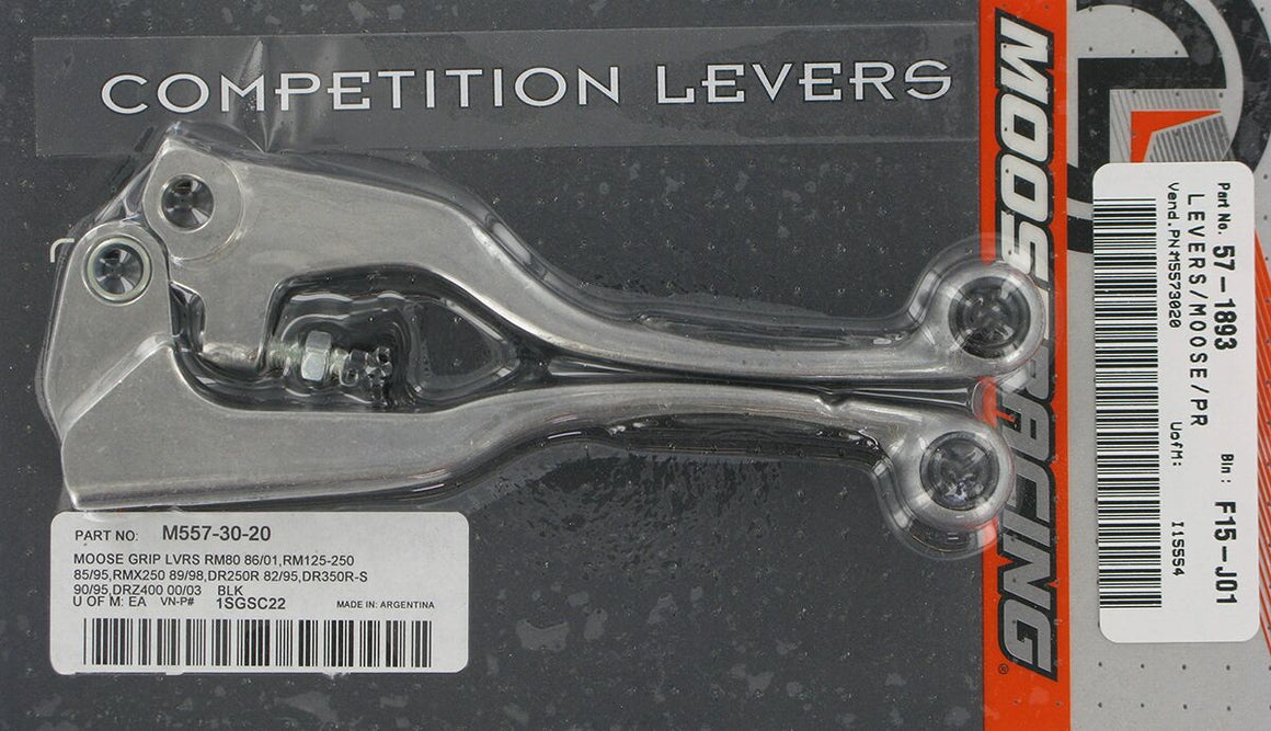 MOOSE Racing Competition rem- en koppelingshendel zwart - Kawasaki (1985-2010) | Femon Parts