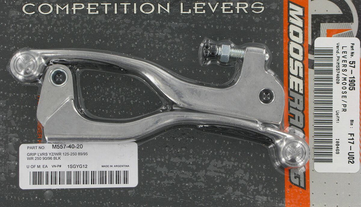 MOOSE Racing Competition rem- en koppelingshendel zwart - Yamaha (1989-2005) | Femon Parts