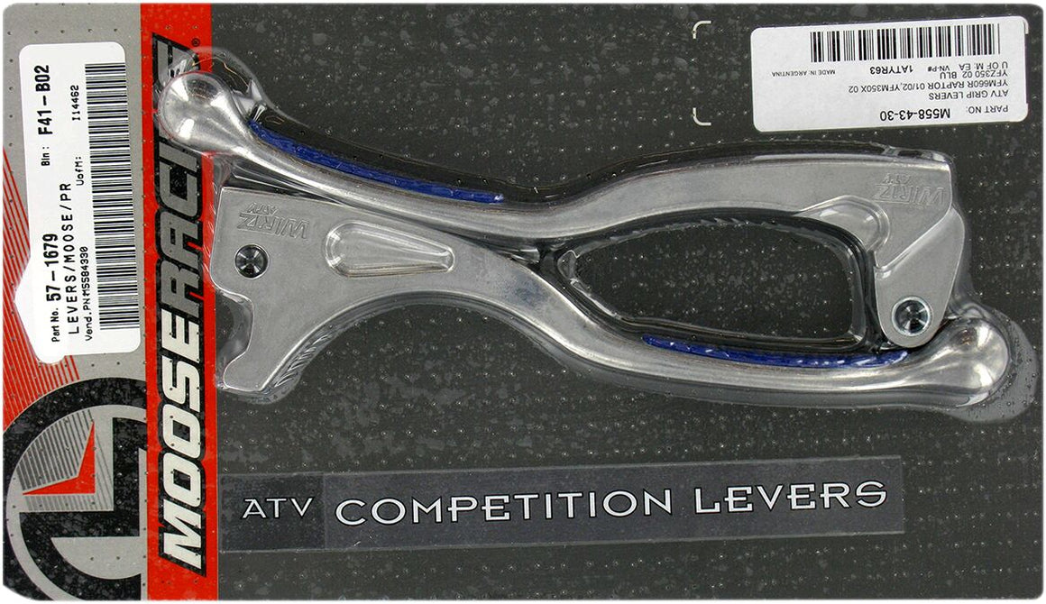 MOOSE Racing Competition rem- en koppelingshendel blauw - Yamaha (2001-2005) | Femon Parts