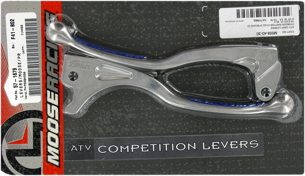 MOOSE Racing Competition rem- en koppelingshendel blauw - Yamaha (2001-2005) | Femon Parts