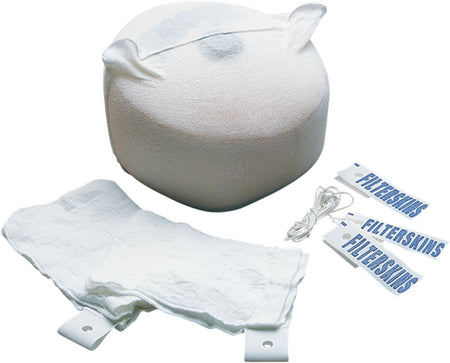 MOOSE Racing Filterskins® luchtfilter en onderdelen wit | Femon Parts