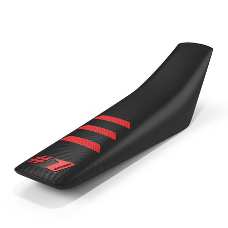 LIGHT RIB Seat Cover - Black/Red