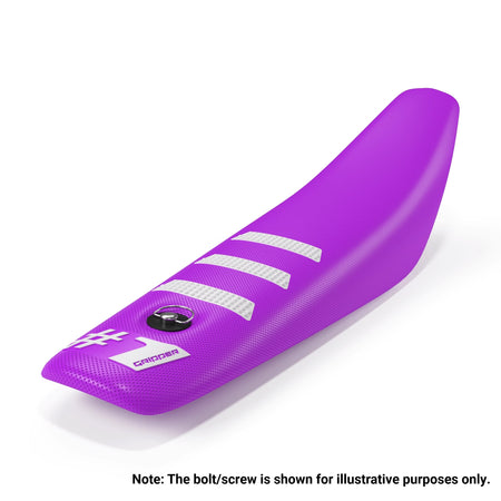 LIGHT RIB MINI Seat Cover - Purple/White