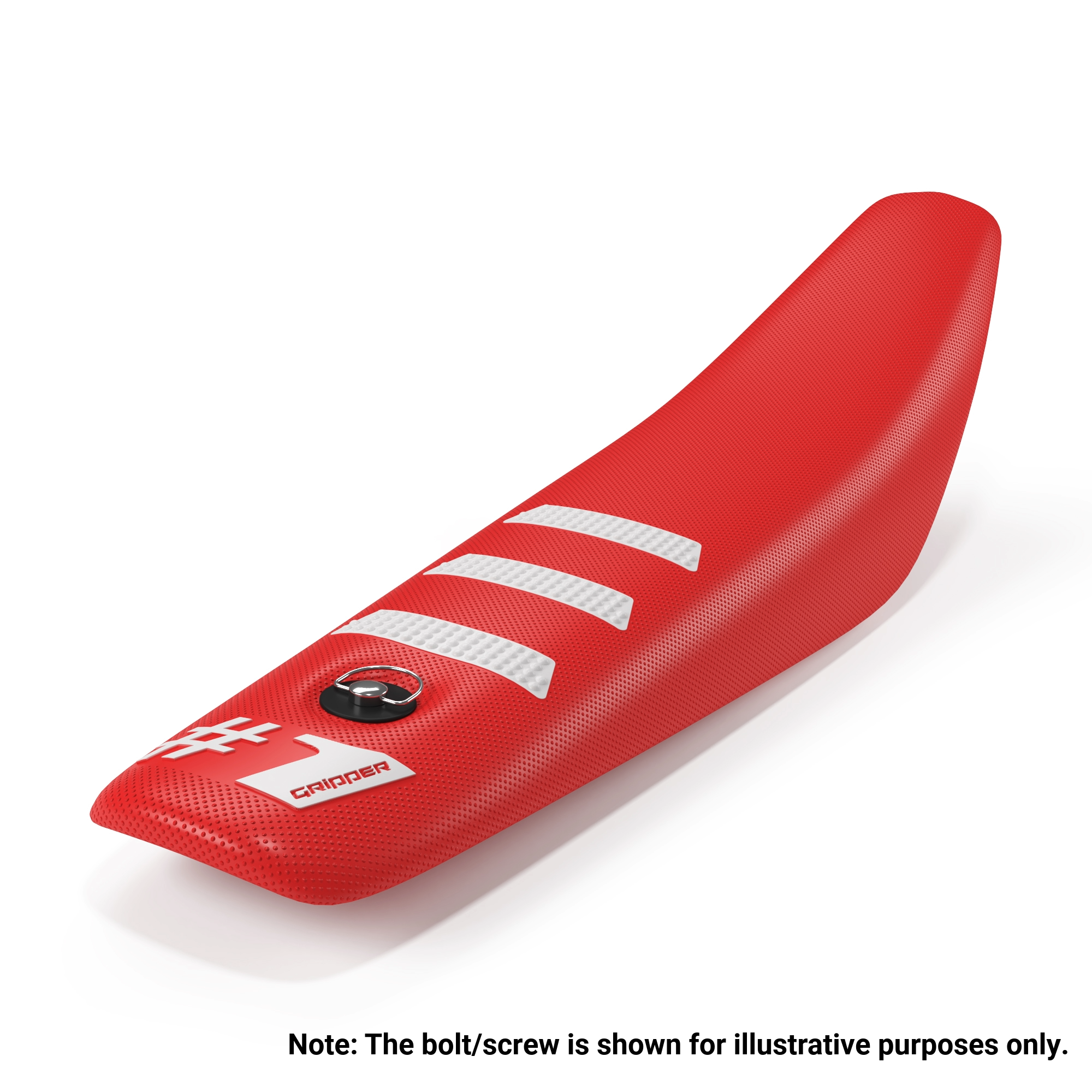 LIGHT RIB MINI Seat Cover - Red/White
